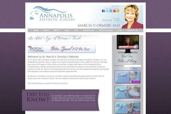 WordPress website example screenshot