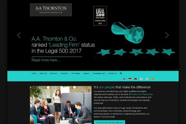 aathornton.com site used Aathornton