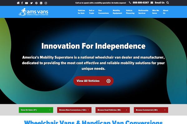 aavans.com site used Ams-vans