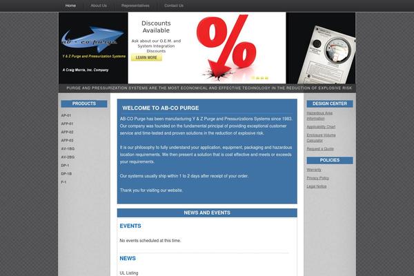 WordPress website example screenshot