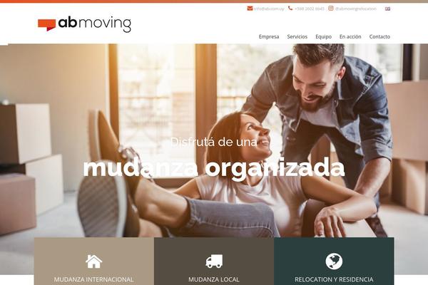 Movers theme site design template sample