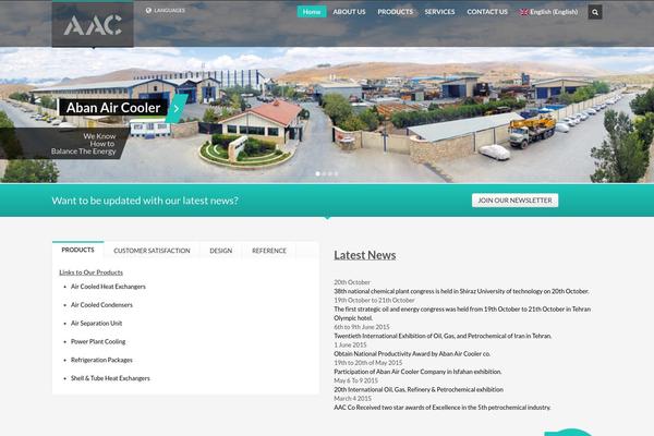 WordPress website example screenshot