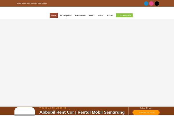 WordPress website example screenshot