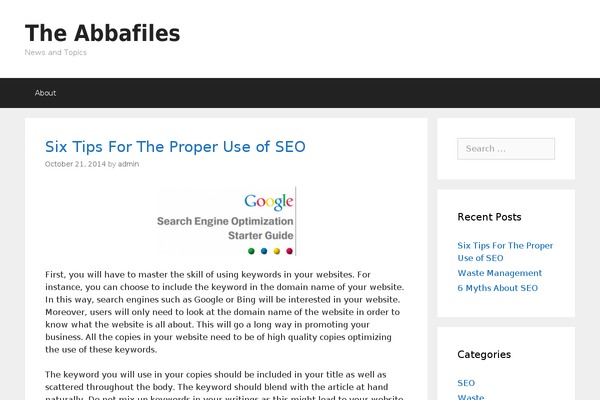 GeneratePress theme site design template sample