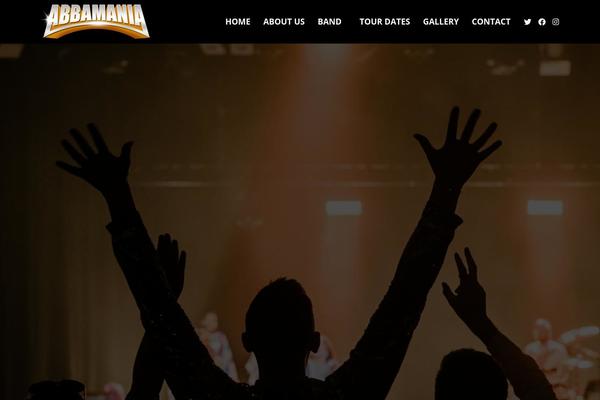 abbamania.co.uk site used Vocal-one-page