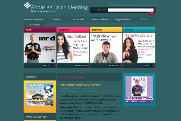 abbaskarimjeeweblog.com site used Theme1004