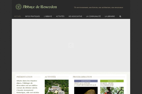abbayedeboscodon.eu site used Avada