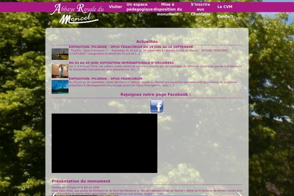 abbayedumoncel.fr site used Cvm
