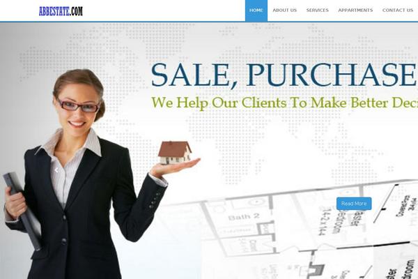 WordPress website example screenshot