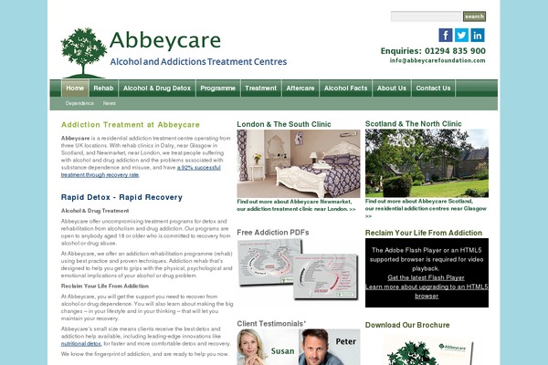 abbeycarefoundation.com site used Abbeycare_v1