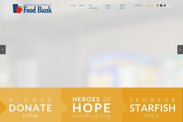 abbotsfordfoodbank.com site used Thestory2