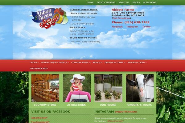 Abbott theme site design template sample