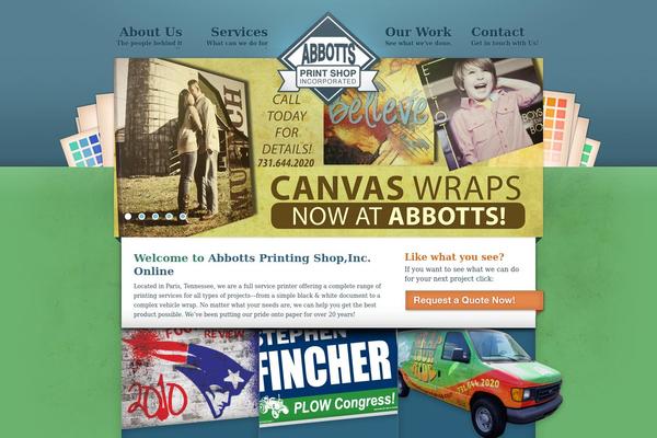 Default theme site design template sample