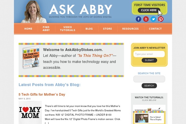abbyandme.com site used Abby