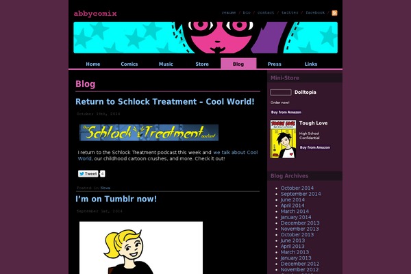 WordPress website example screenshot