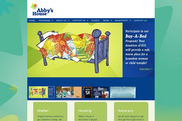abbyshouse.org site used Abbyshouse