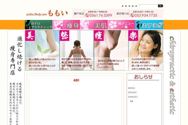 WordPress website example screenshot