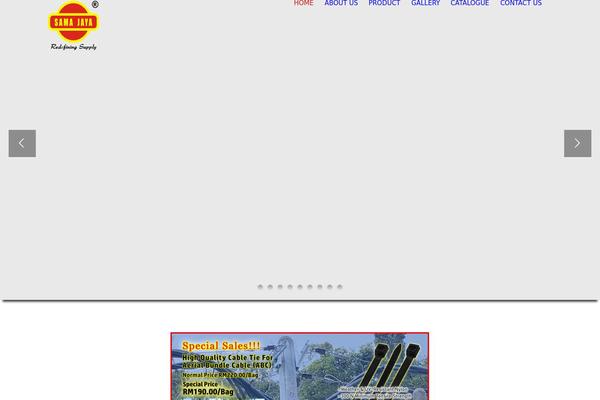 WordPress website example screenshot
