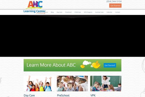 Abc theme site design template sample