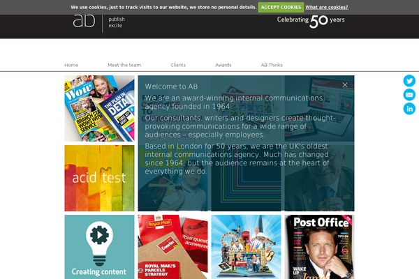Site using Social-warfare plugin