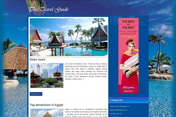 WordPress website example screenshot