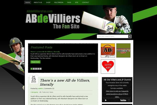 abdevilliersfan.com site used Blacko