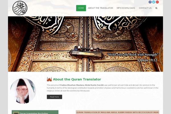 WordPress website example screenshot