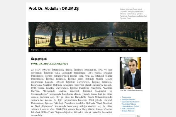 abdullahokumus.com site used Twenty Ten