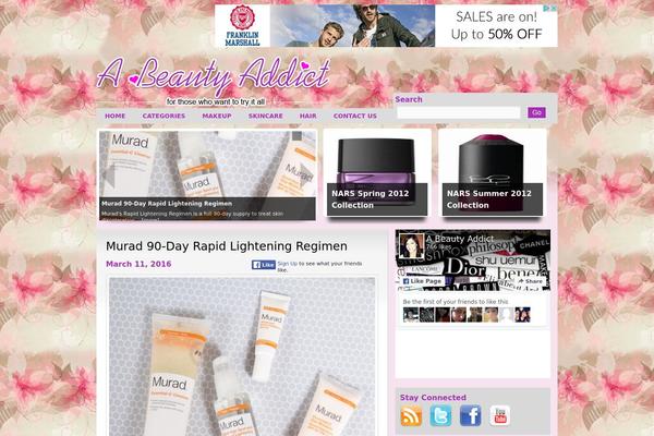 abeautyaddict.com site used Beautyaddict