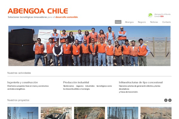 abengoa.cl site used System