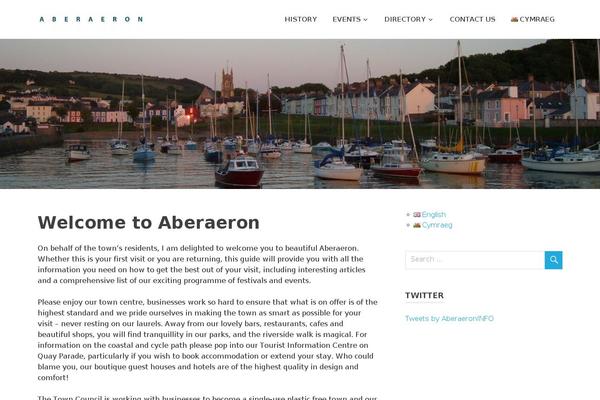 aberaeron.info site used Poseidon