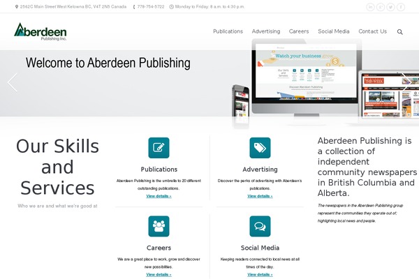 Site using Column Shortcodes plugin