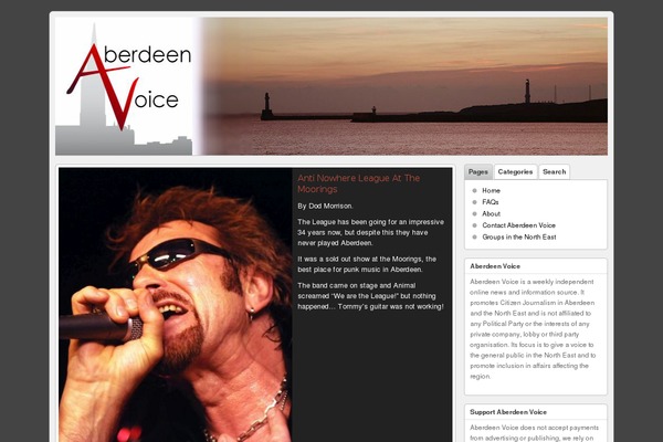 Suffusion theme site design template sample