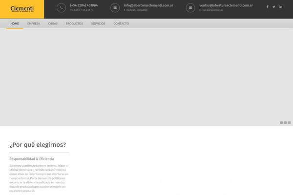 WordPress website example screenshot