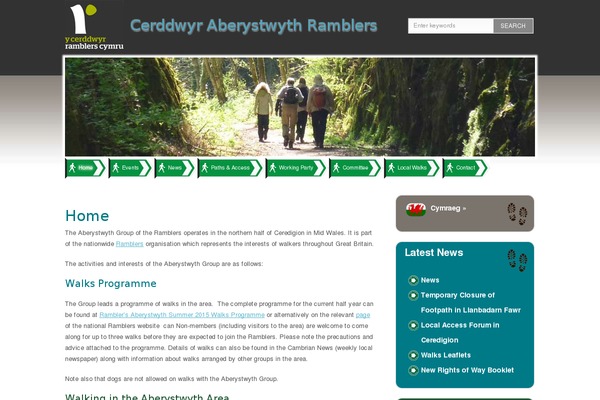 aberystwythramblers.org.uk site used Aber_ramblers