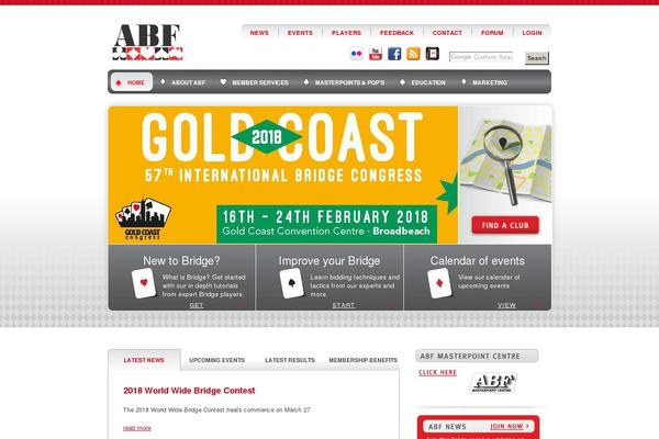 Abf theme site design template sample