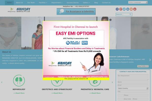 abhijayhospital.com site used Abhijay