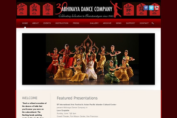 WordPress website example screenshot