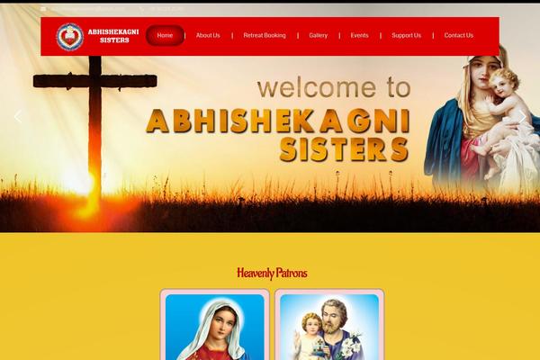 abhishekagnisisters.org site used Abhishekagni