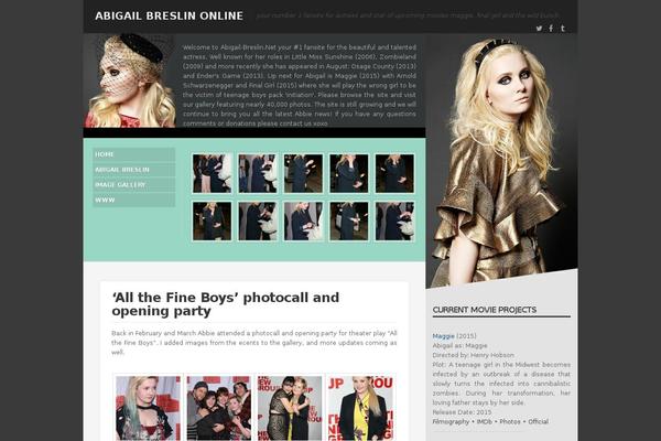 abigail-breslin.net site used Wp1-bygg