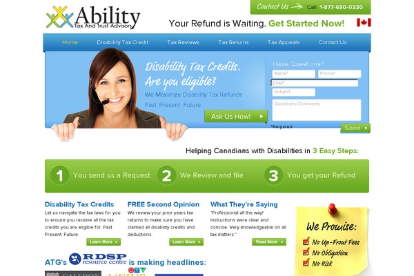 abilitytax.ca site used Ability-tax