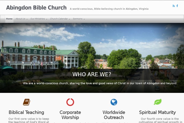 abingdonbible.org site used Wp-church