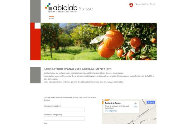 abiolab.ch site used Abiolab