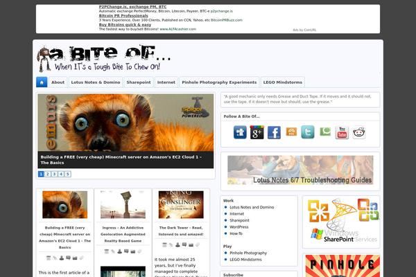 Suffusion theme site design template sample