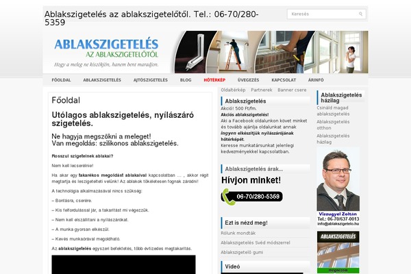 ablakszigetelo.hu site used Ablakszigetelo