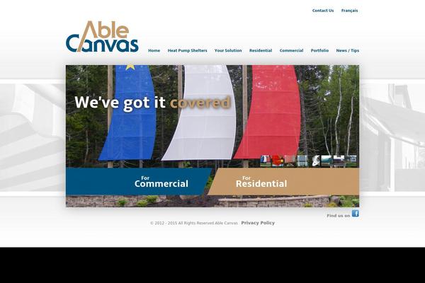 ablecanvas.ca site used Ablecanvas