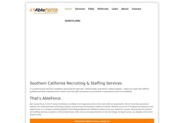 ableforce.net site used Ableforce