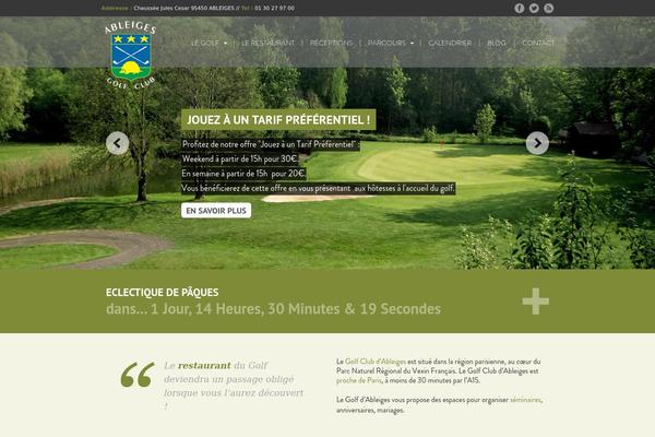 ableiges-golf.com site used Savior