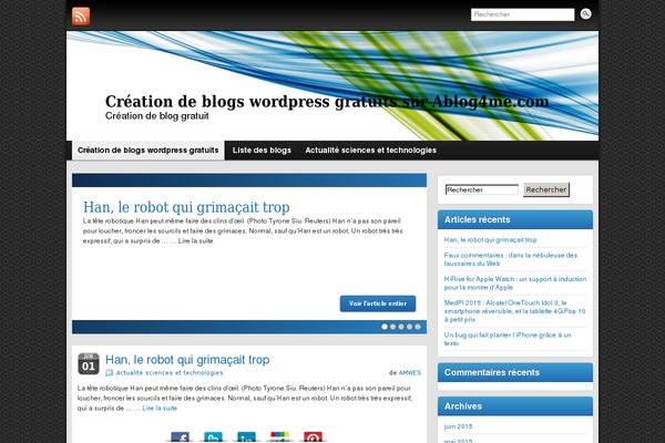 ablog4me.com site used Graphene