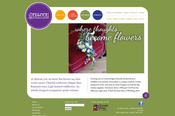 abloom theme websites examples